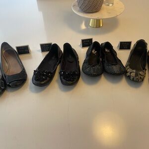 Ballet Flat Bundle Size:8:9 preowned condition various brands